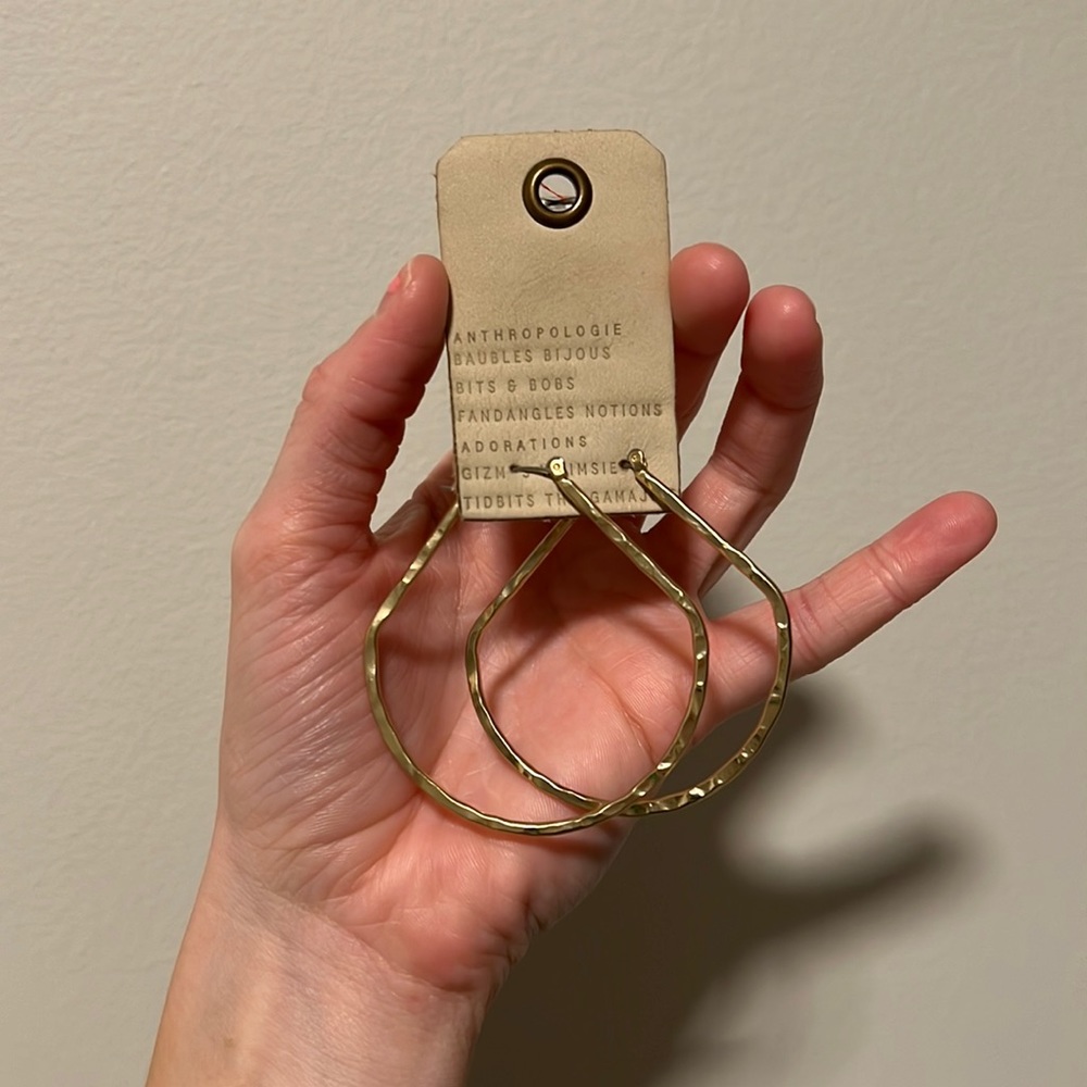 NWT Anthropologie Hoops